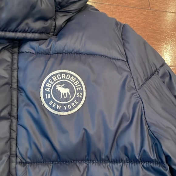 Navy blue Abercrombie Boys Puffer jacket - Picture 3 of 7